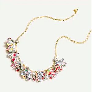 Liberty print fabric necklace